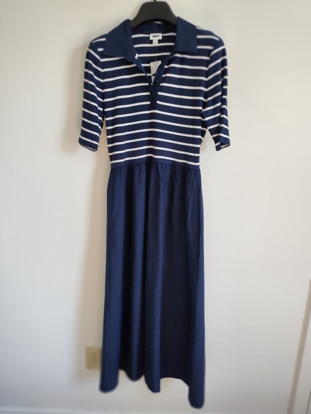 J Crew Factory Stripe Midi Dress